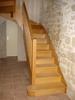 Escalier bois maison rénovée